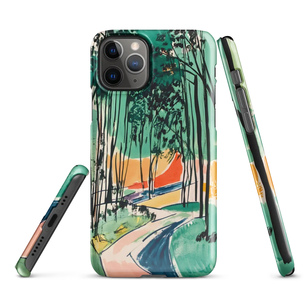 Winding Path Through the Forest | Phone Case |  11 Pro | Snap Case | Glossy