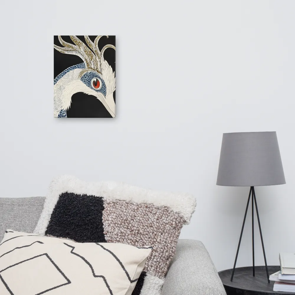 Elegance of the Majestic Peacock | Canvas | 12″×16″