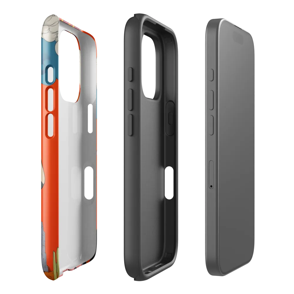 Eruption of Power | Phone Case |  16 Pro | Tough Case | Glossy