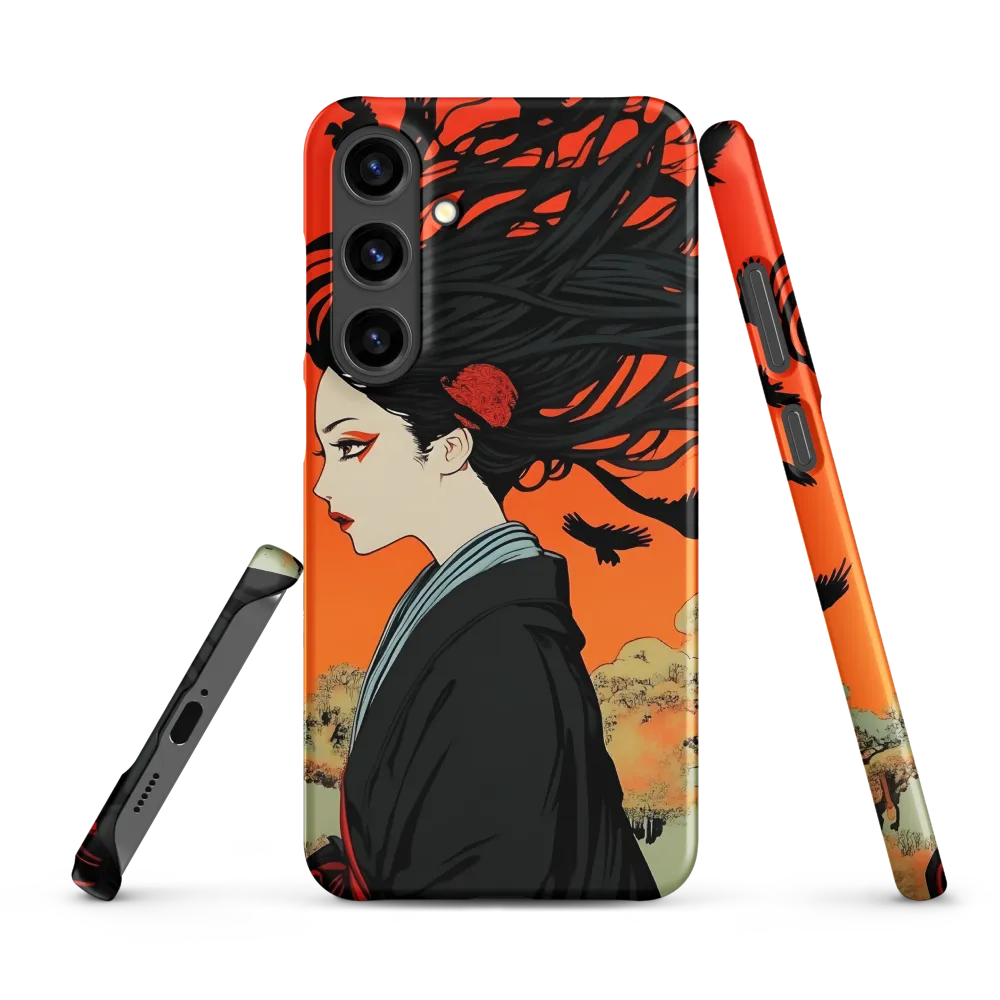 Whispers of Shadows | Phone Case |  S24 Plus | Snap Case | Matte