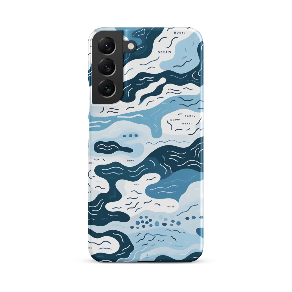 Flowing Waters: An Abstract Journey | Phone Case |  S22 Plus | Snap Case | Matte