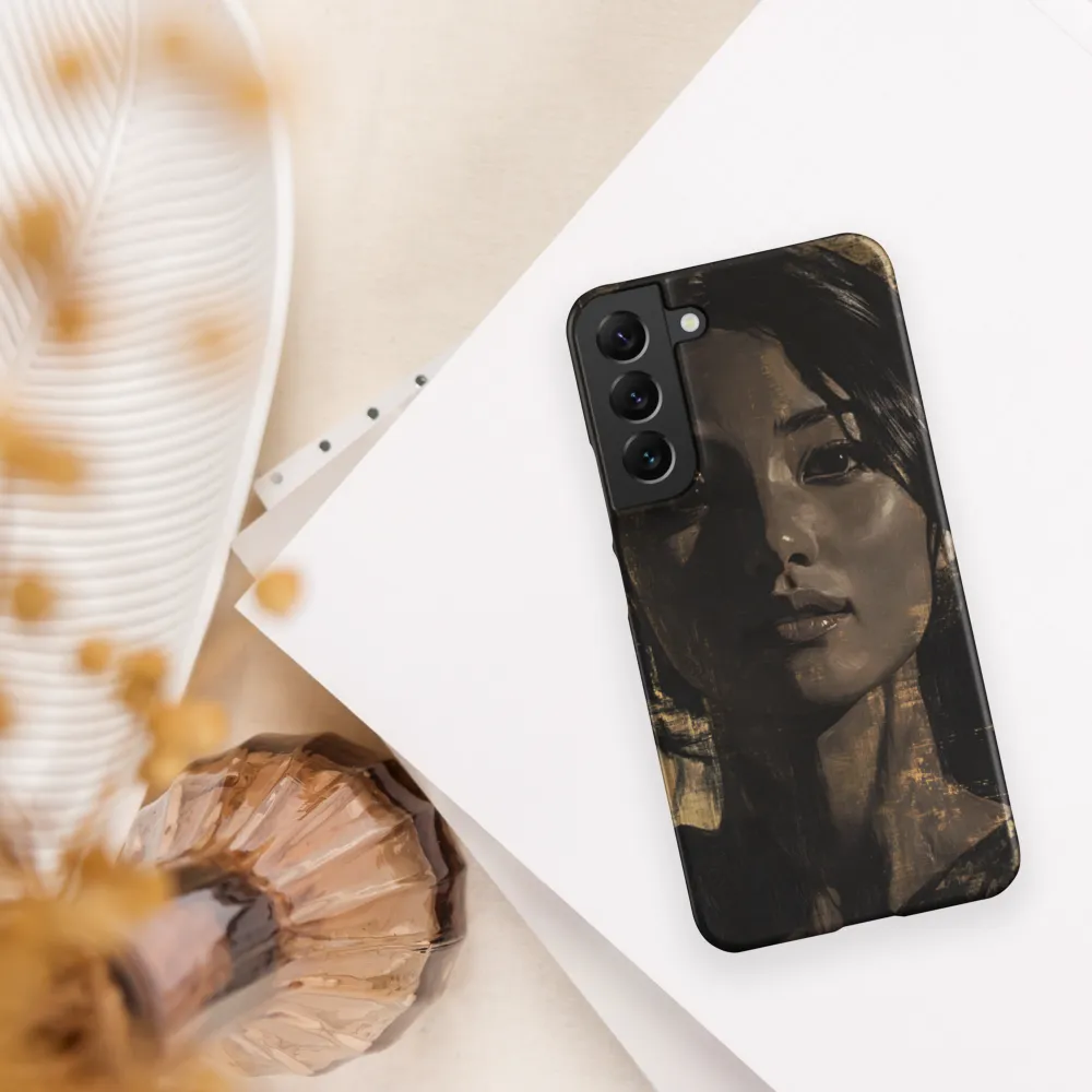 Golden Gaze: A Contemporary Portrait