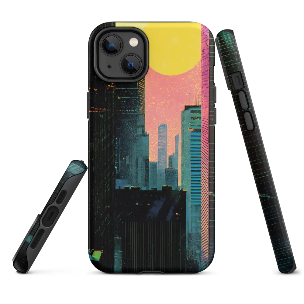 Nostalgic Urban Dreamscape | Phone Case |  14 Plus | Tough Case | Matte