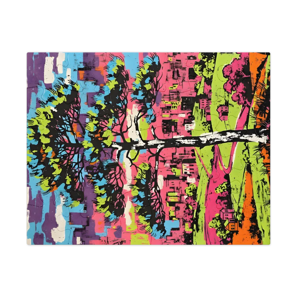Electric Pine 
 Jigsaw Puzzle in Tin Box
