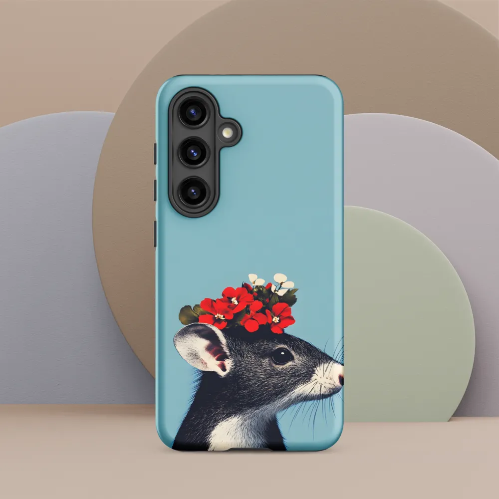 Whimsical Flora: A Mouse's Floral Crown