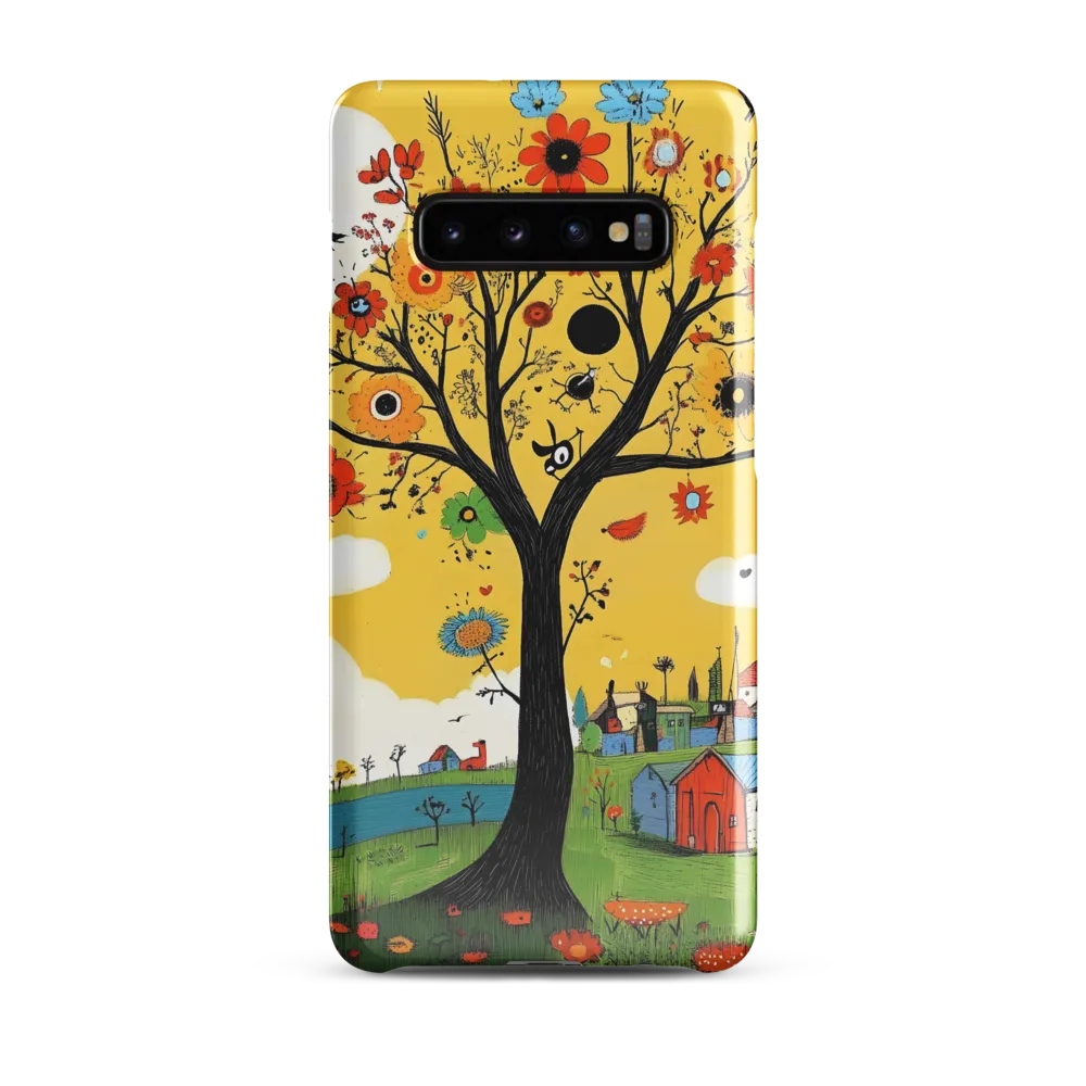 Whimsical Blooms of Life | Phone Case |  S10 Plus | Snap Case | Glossy