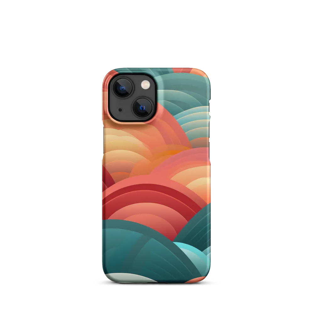 Rhythms of the Waves | Phone Case |  13 Mini | Snap Case | Matte