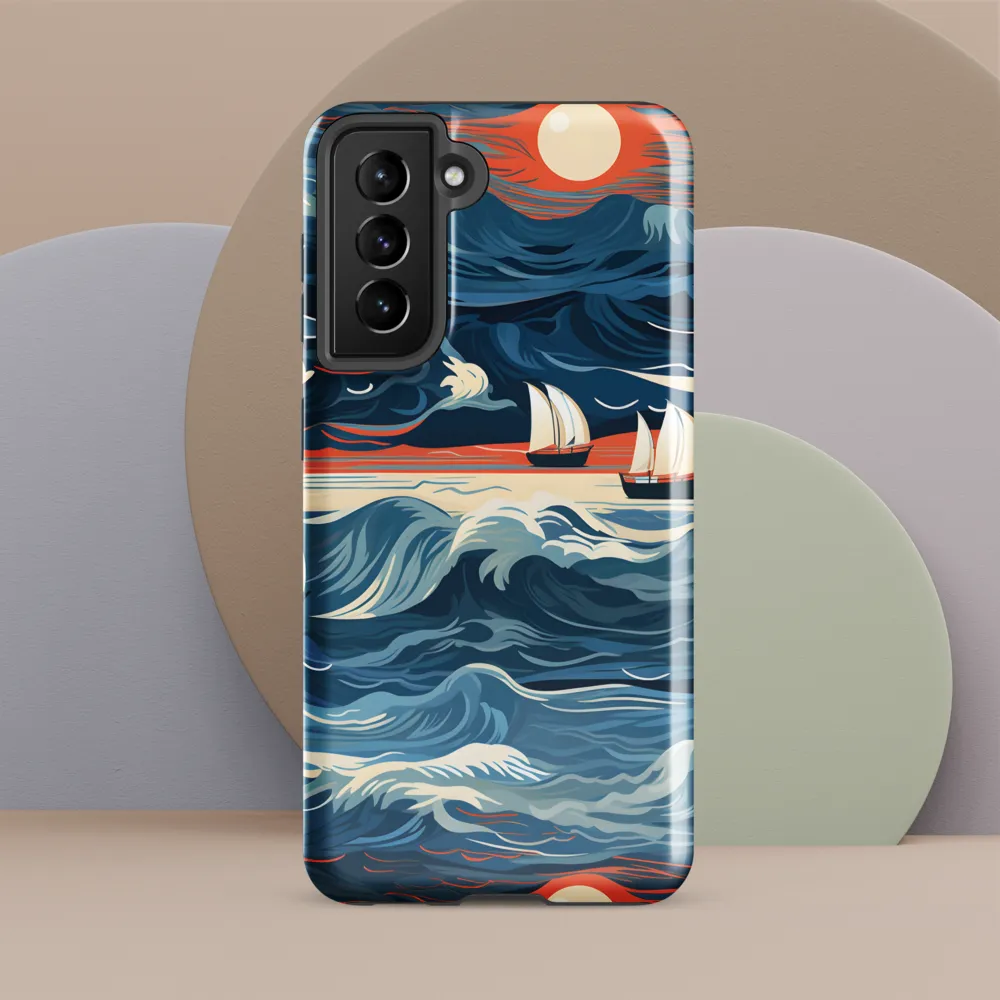 Ocean Whispers: A Voyage at Dusk