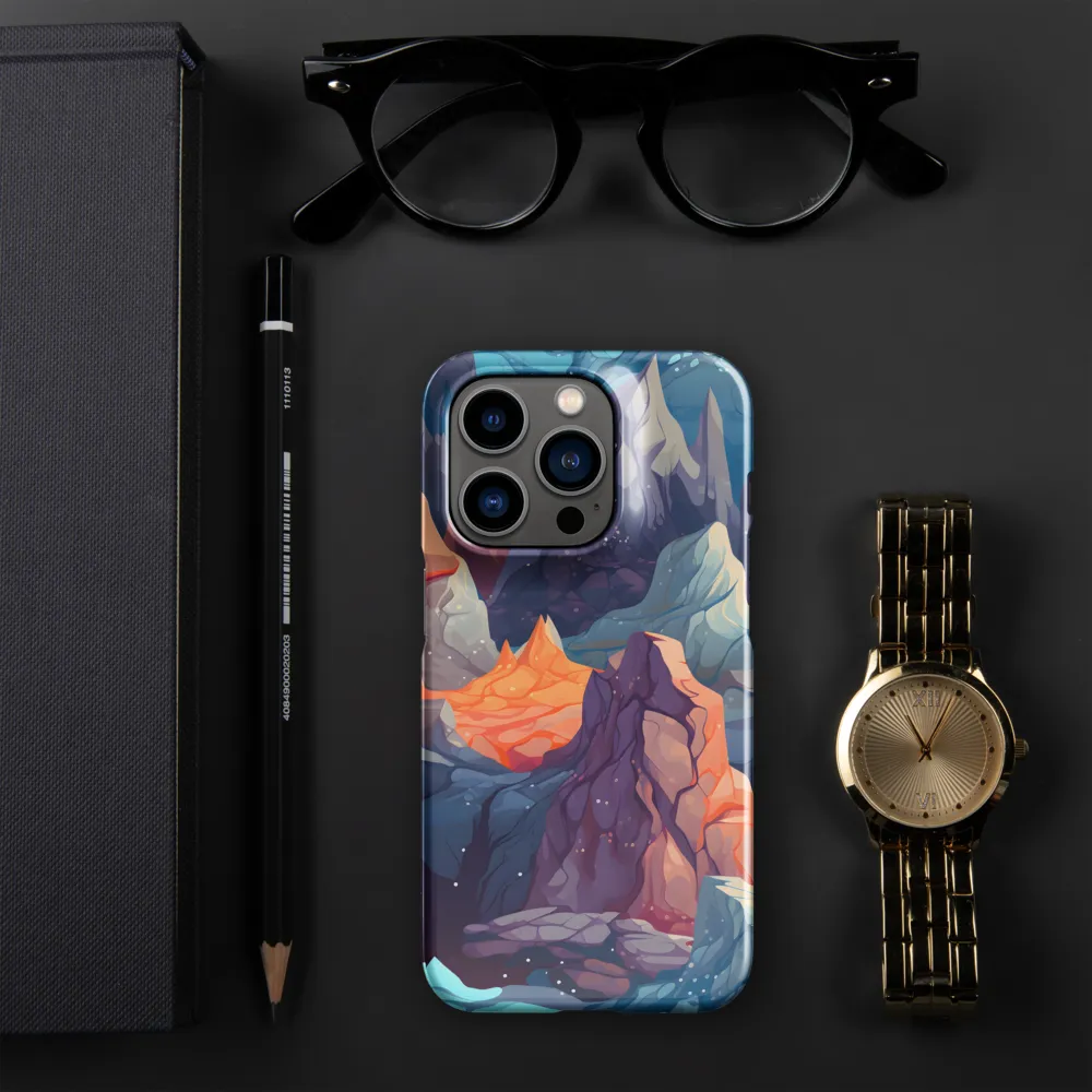 Mystical Peaks of Imagination | Phone Case |  14 Pro | Snap Case | Glossy