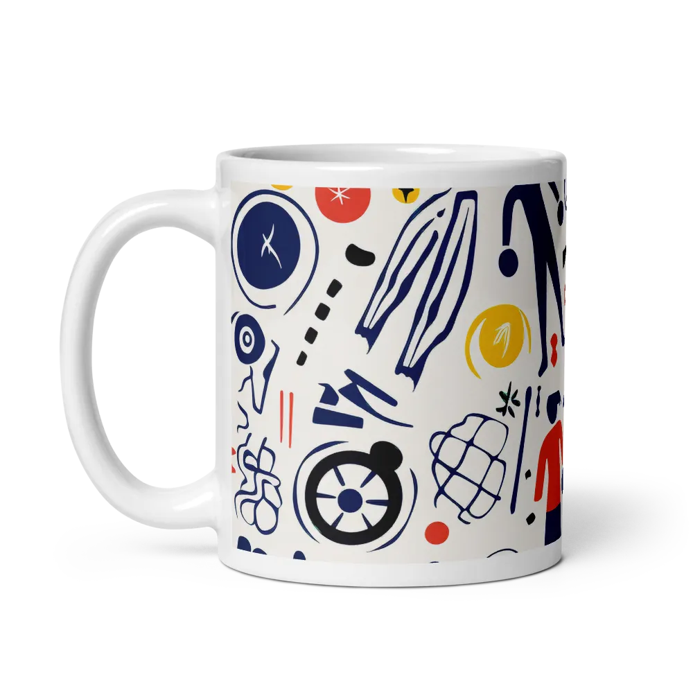 Dynamic Patterns of Play | Mug with White inside | 11 oz