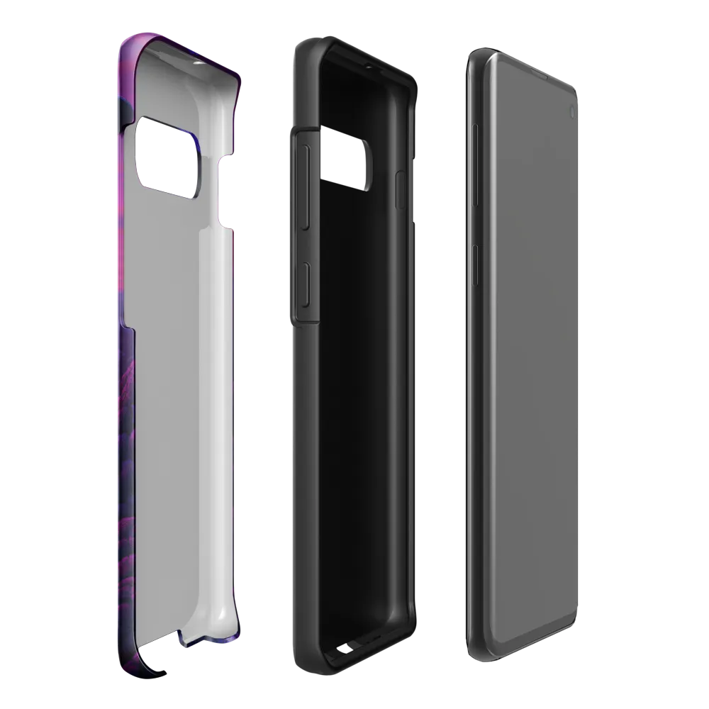 The Enigma of the Cloaked Figure | Phone Case |  S10 Plus | Tough Case | Glossy