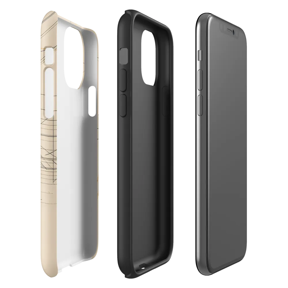 Abstract Profile: A Minimalist Exploration | Phone Case |  11 Pro | Tough Case | Matte