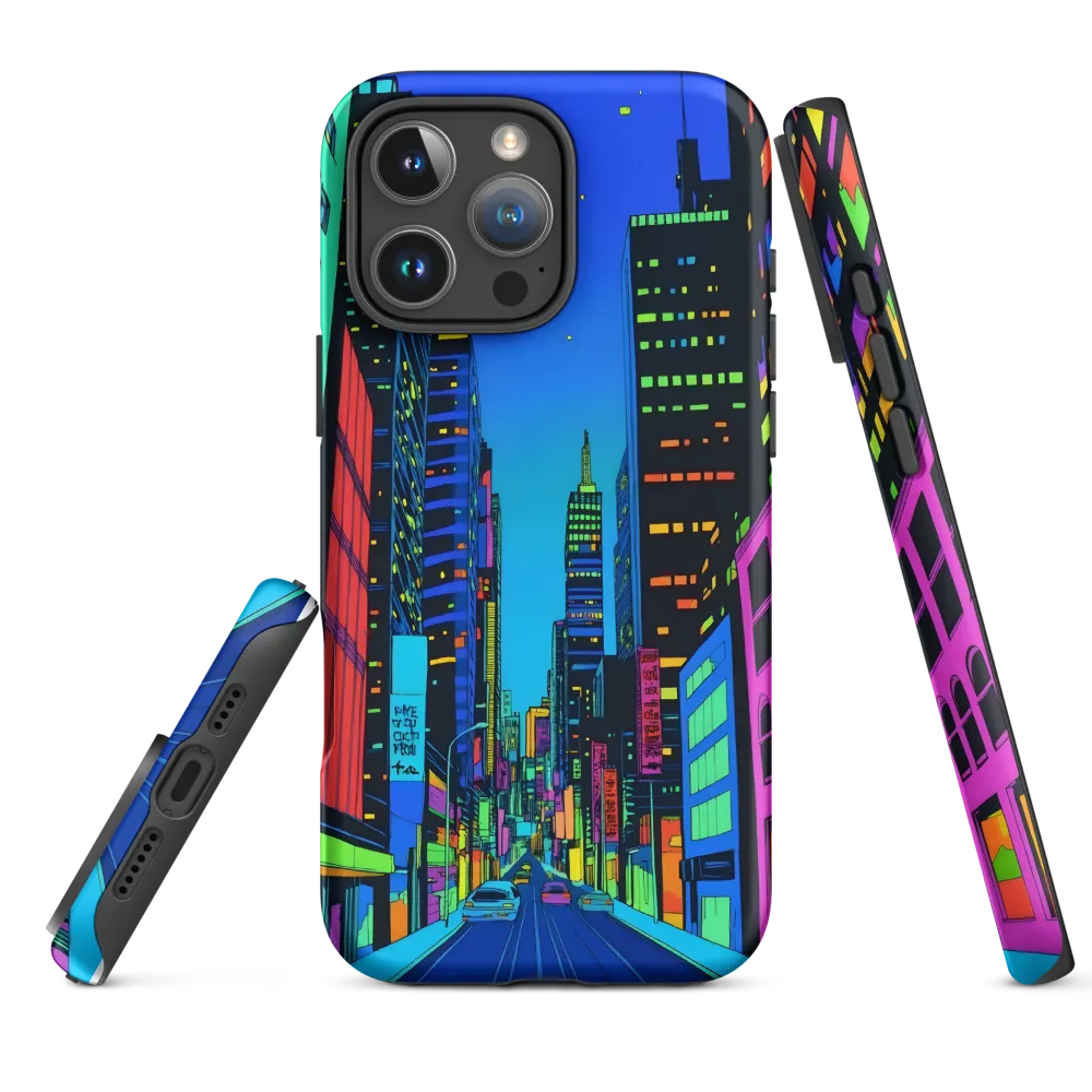 Neon Dreamscape: A Futuristic City at Dusk