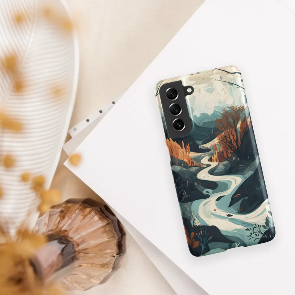 Winding Serenity: A Digital Landscape