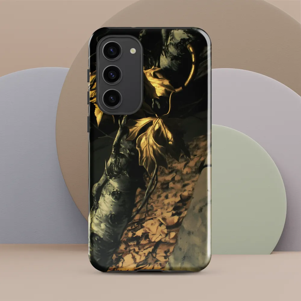 Golden Serenity: A Close Encounter with Nature