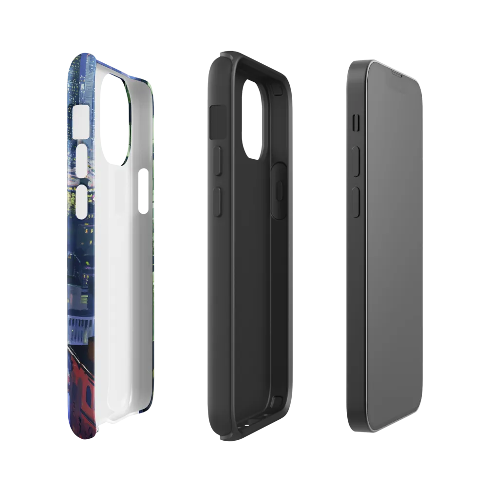 Urban Night Symphony | Phone Case |  13 mini | Tough Case | Glossy