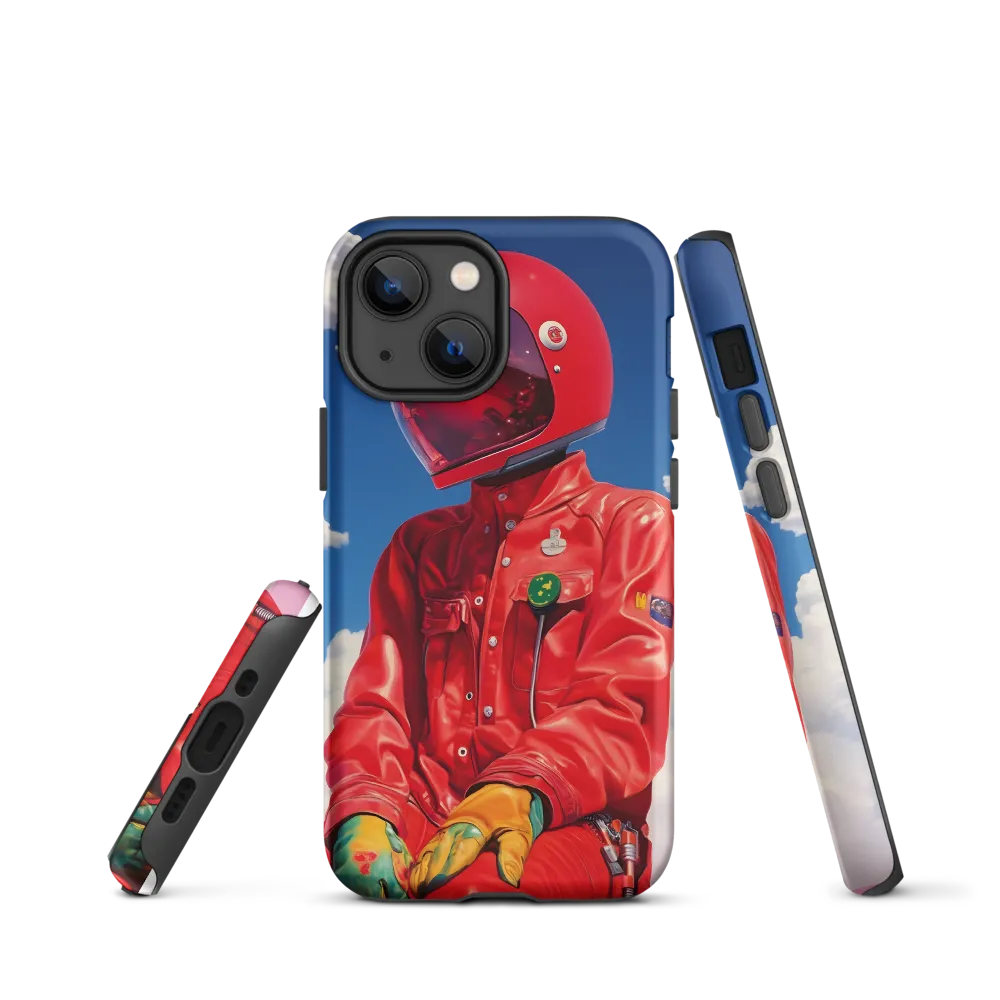 Astronaut in Crimson