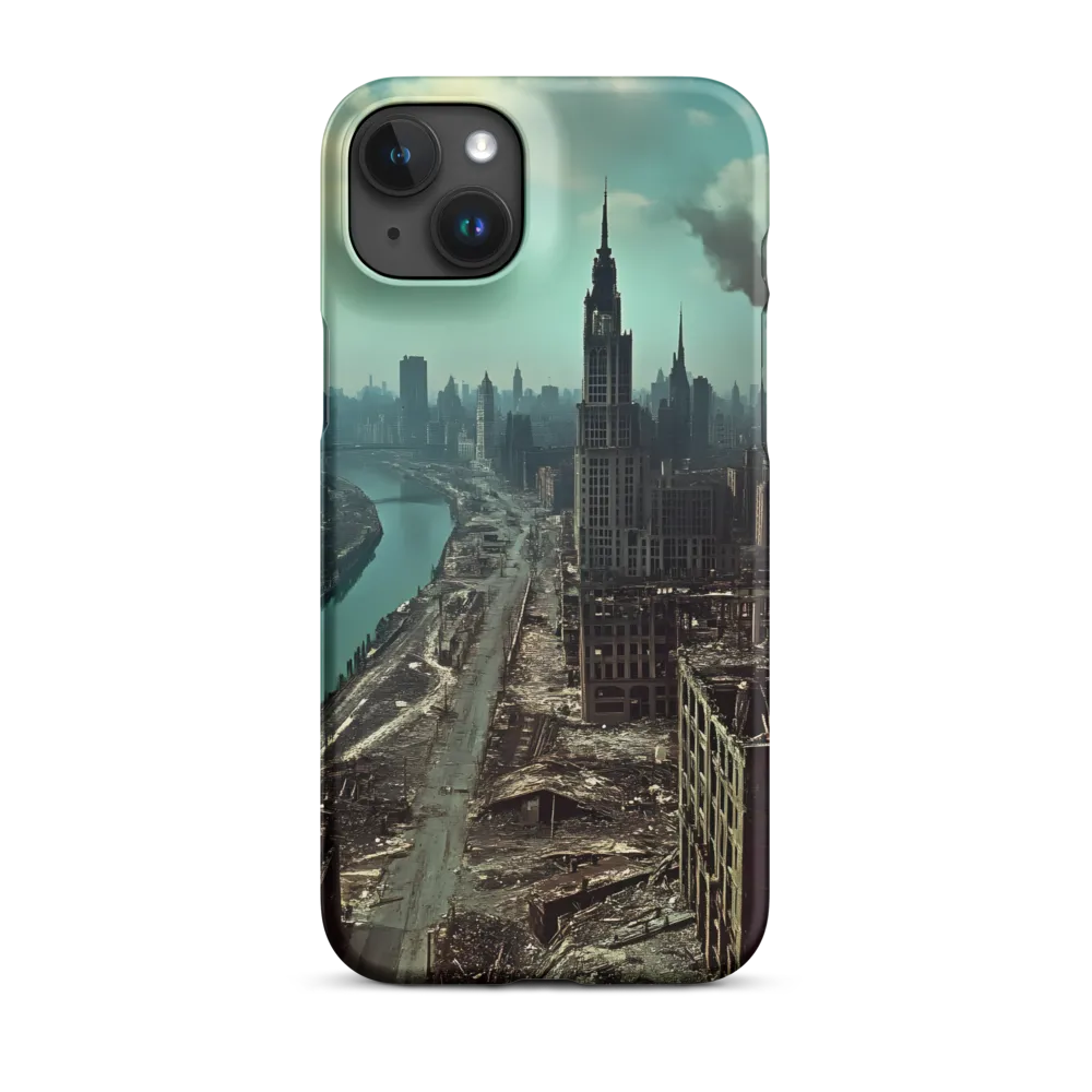 Urban Ruins: A Futuristic Reflection | Phone Case |  15 Plus | Snap Case | Matte