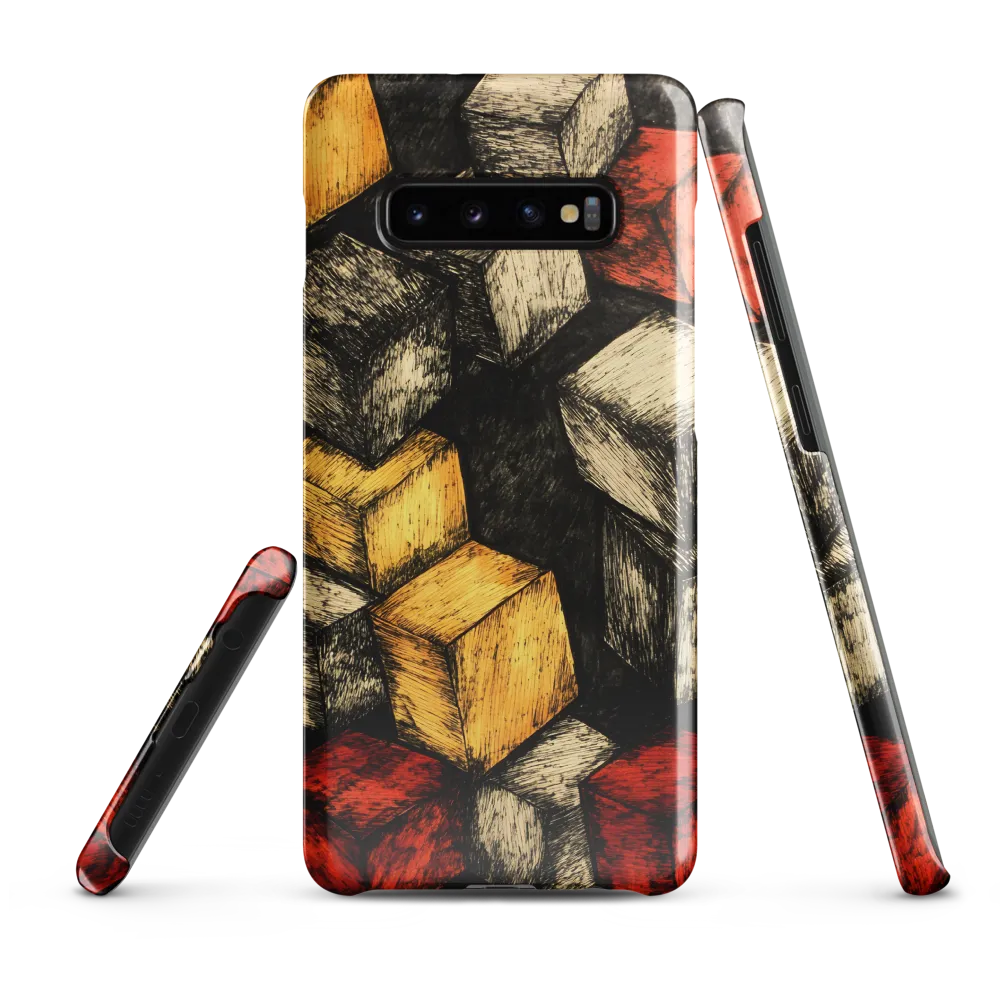 Dynamic Cubes: An Exploration in Color and Form | Phone Case |  S10 Plus | Snap Case | Glossy