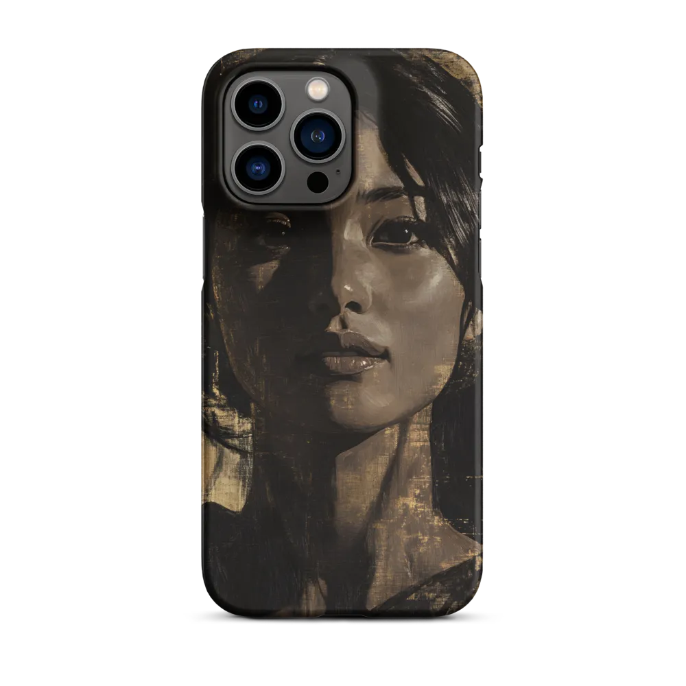 Golden Gaze: A Contemporary Portrait