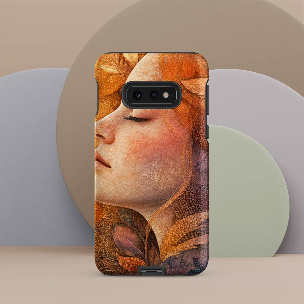 Golden Mosaic: Profile in Autumn Light