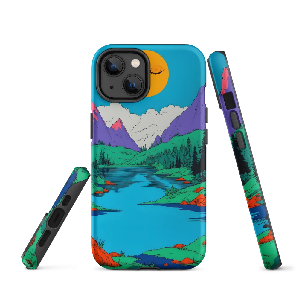 Whimsical Serenity in Vibrant Colors