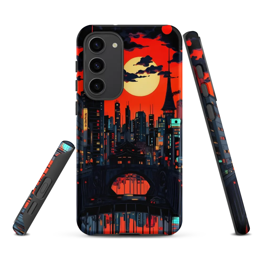 Nightfall in a Neon City