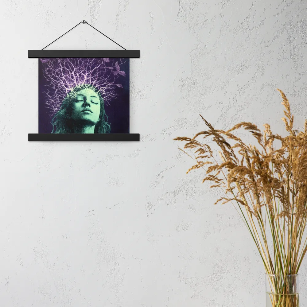 Whispers of Freedom | Poster With Black Wood Hanger | 10″×10″