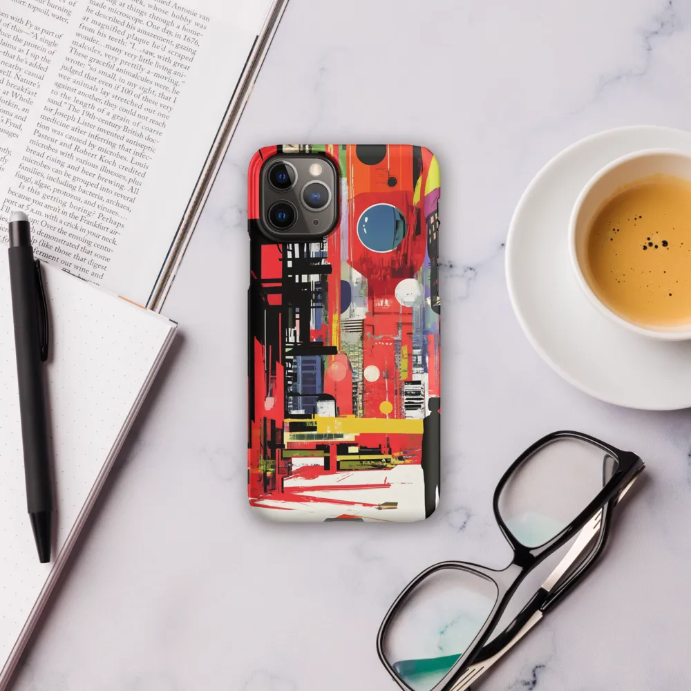 Urban Echoes: A Futuristic Reverie | Phone Case |  11 Pro | Snap Case | Matte