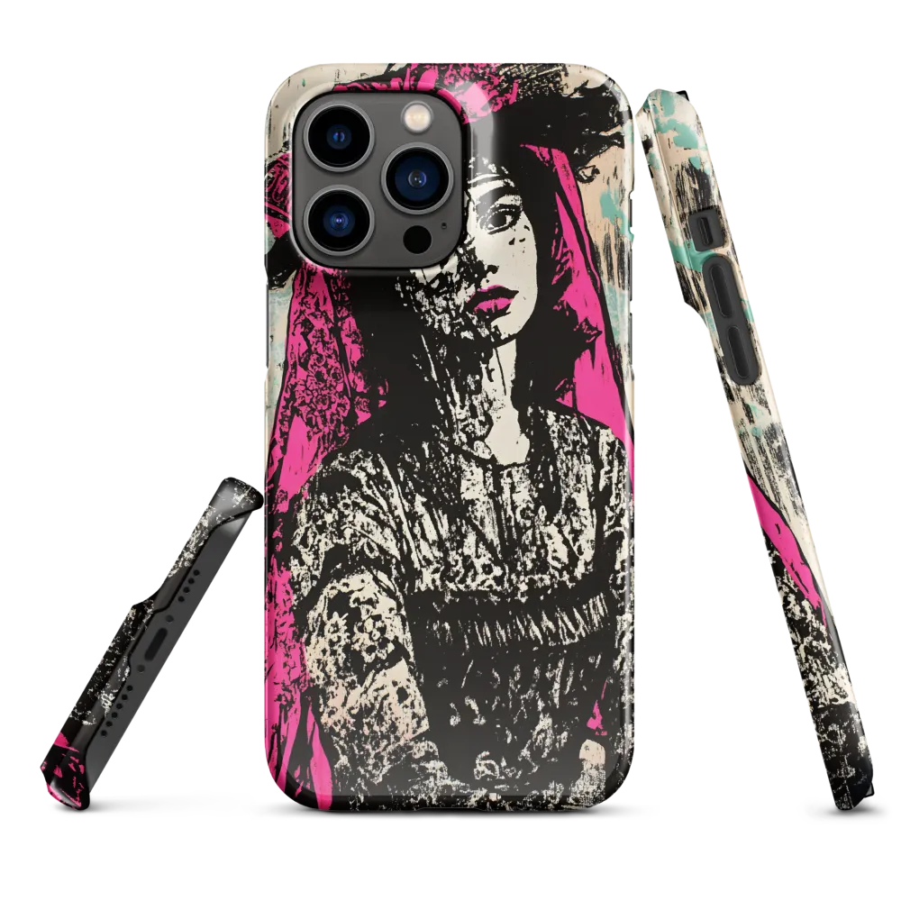 Veiled Beauty | Phone Case |  14 Pro Max | Snap Case | Glossy