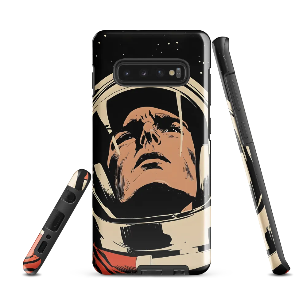 Gaze of the Astronaut | Phone Case |  S10 Plus | Tough Case | Glossy