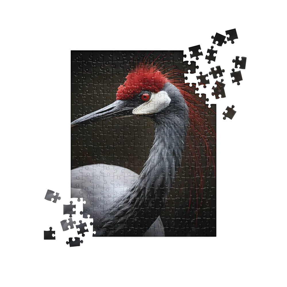 Ember-Crested Elegance | Jigsaw Puzzle | 252 pieces