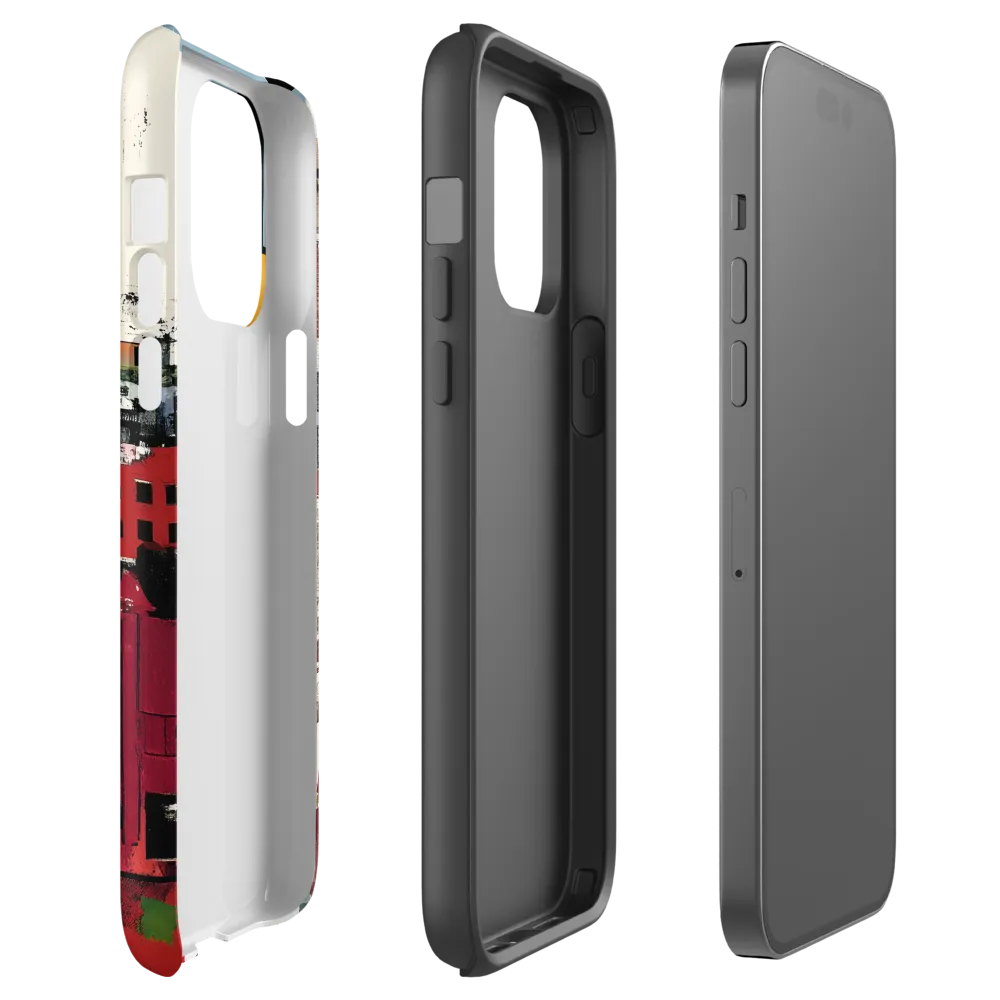 Urban Collage: A Vivid Cityscape | Phone Case |  14 Pro Max | Tough Case | Matte