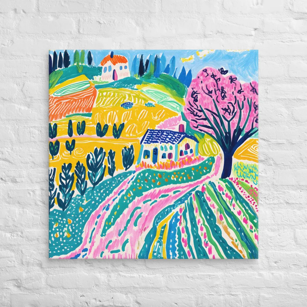 Vibrant Countryside Dreams | Canvas | 32″×32″