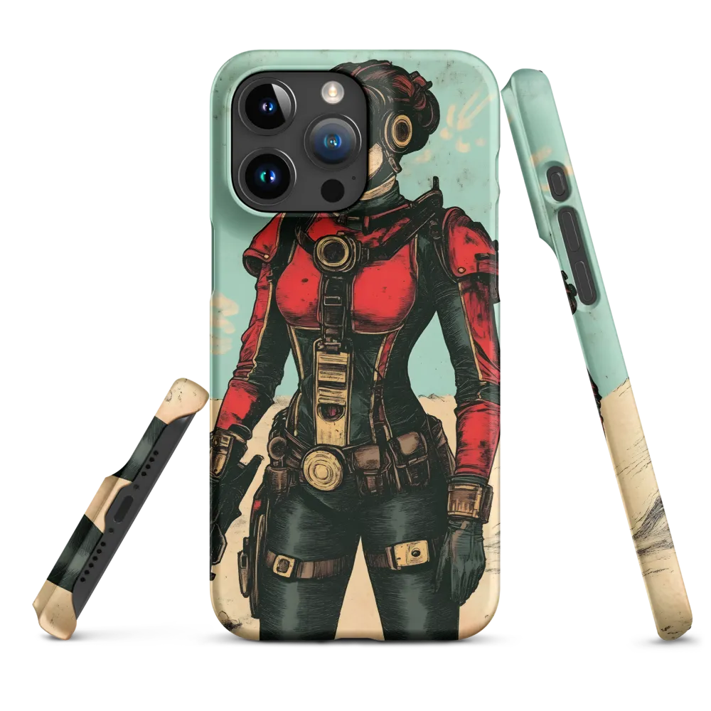 Futuristic Explorer: A Steampunk Adventure | Phone Case |  15 Pro Max | Snap Case | Matte