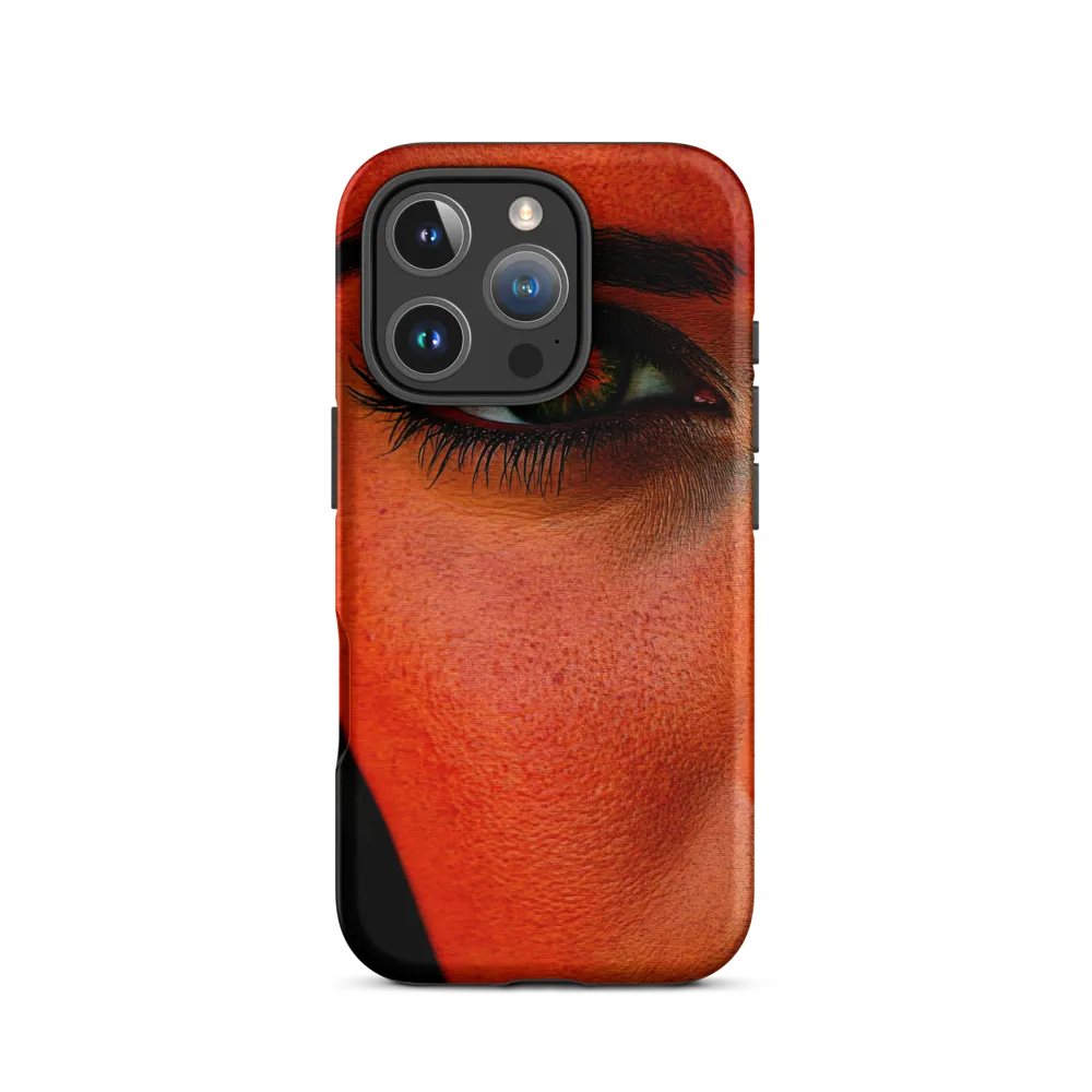 Ember Gaze — Close Study of an Iris