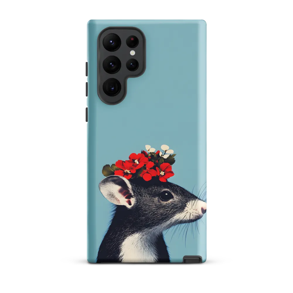 Whimsical Flora: A Mouse's Floral Crown
