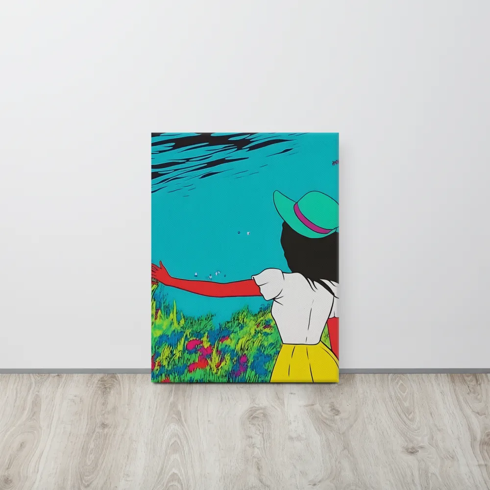 Whimsical Encounter | Canvas | 18″×24″