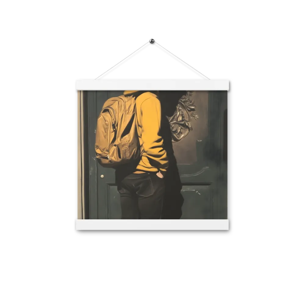 Silent Reflection | Poster With White Wood Hanger | 12″×12″