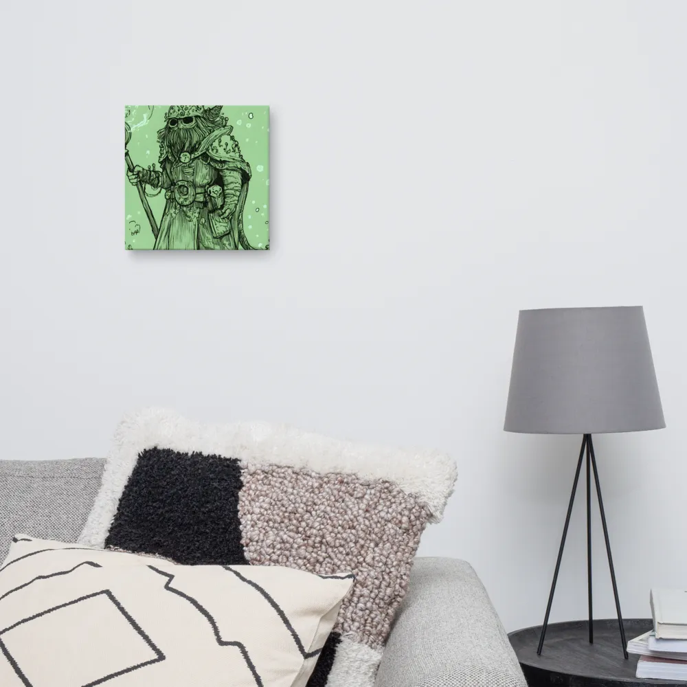 The Enigmatic Wizard | Canvas | 12″×12″