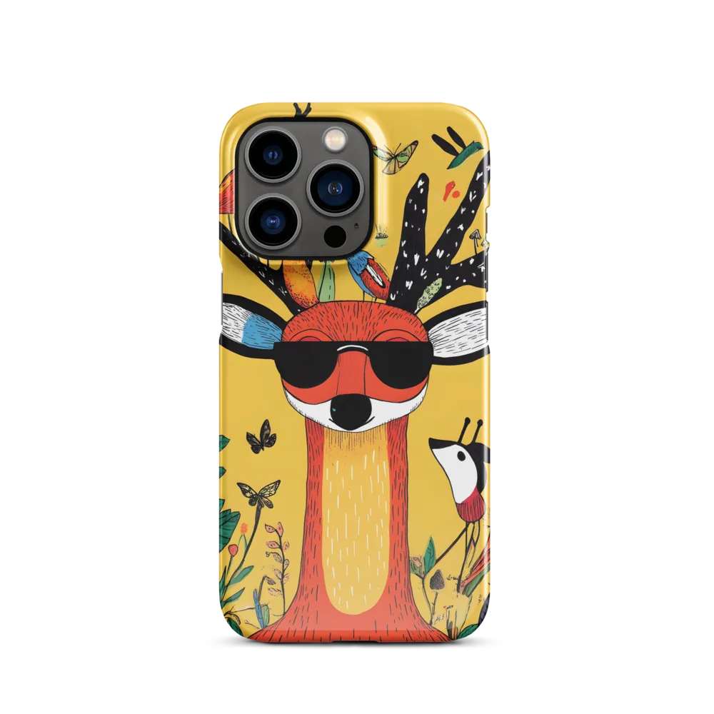 Playful Deer with Sunglasses