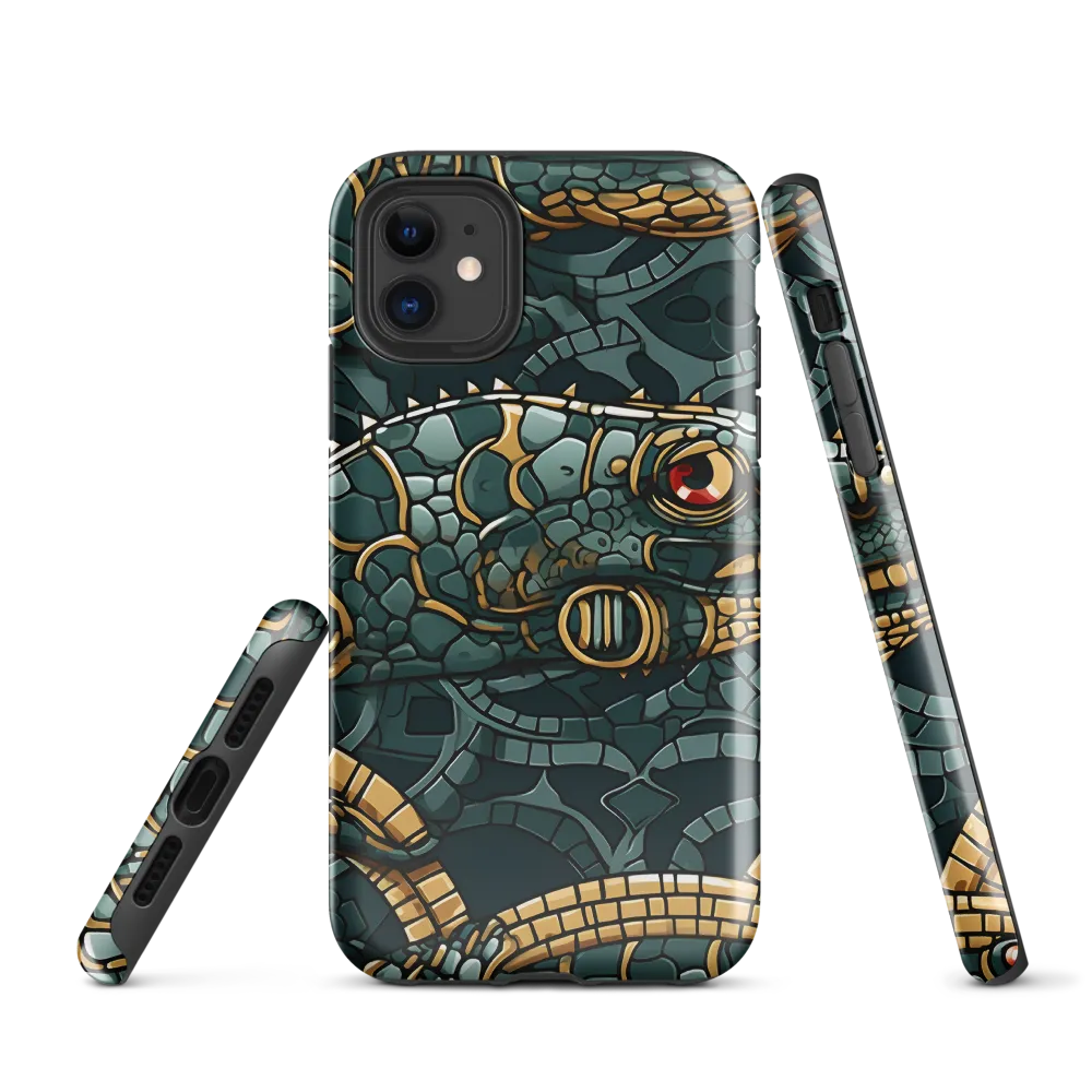 Lizards of Abstraction | Phone Case |  11 | Tough Case | Glossy