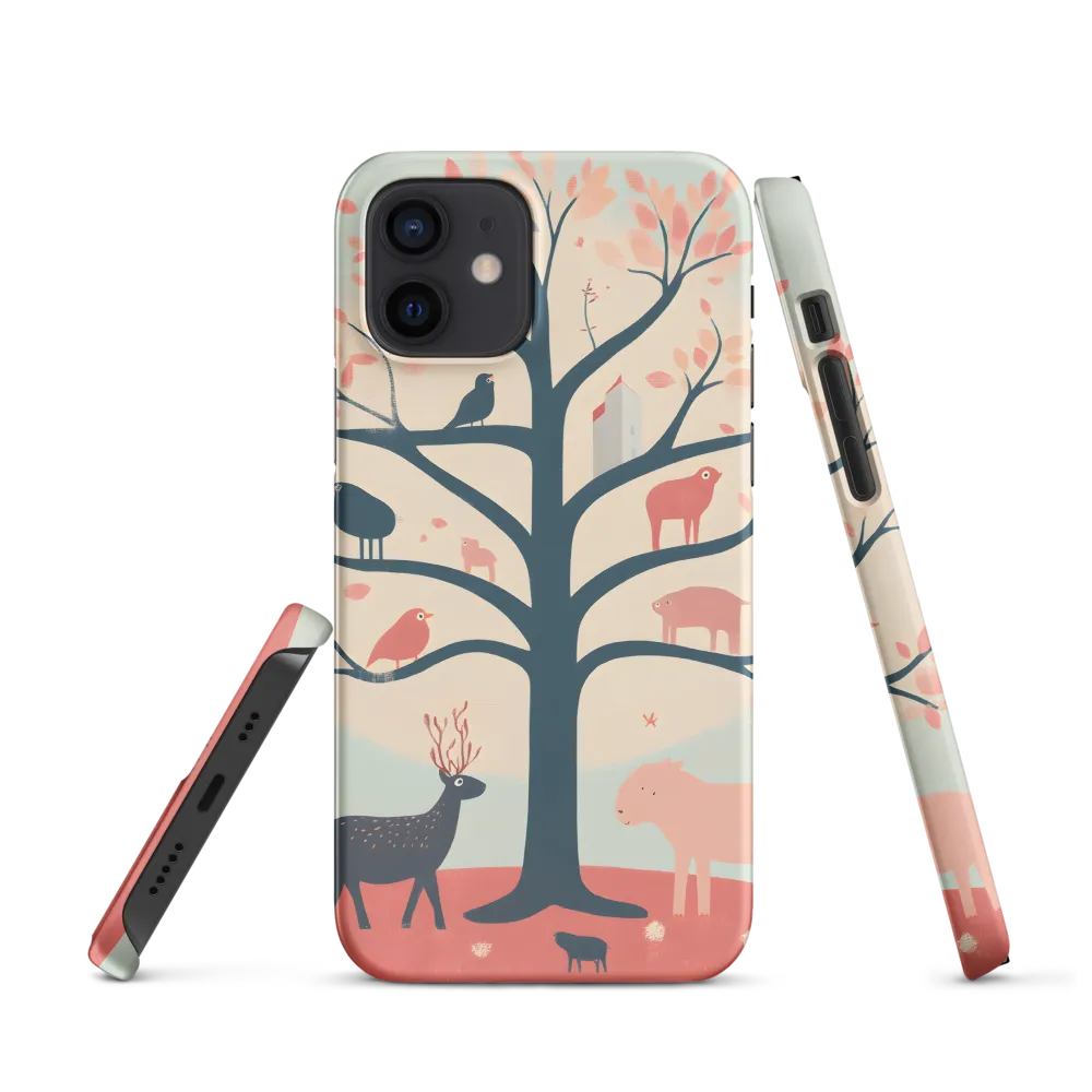 Whimsical Tree with Playful Creatures