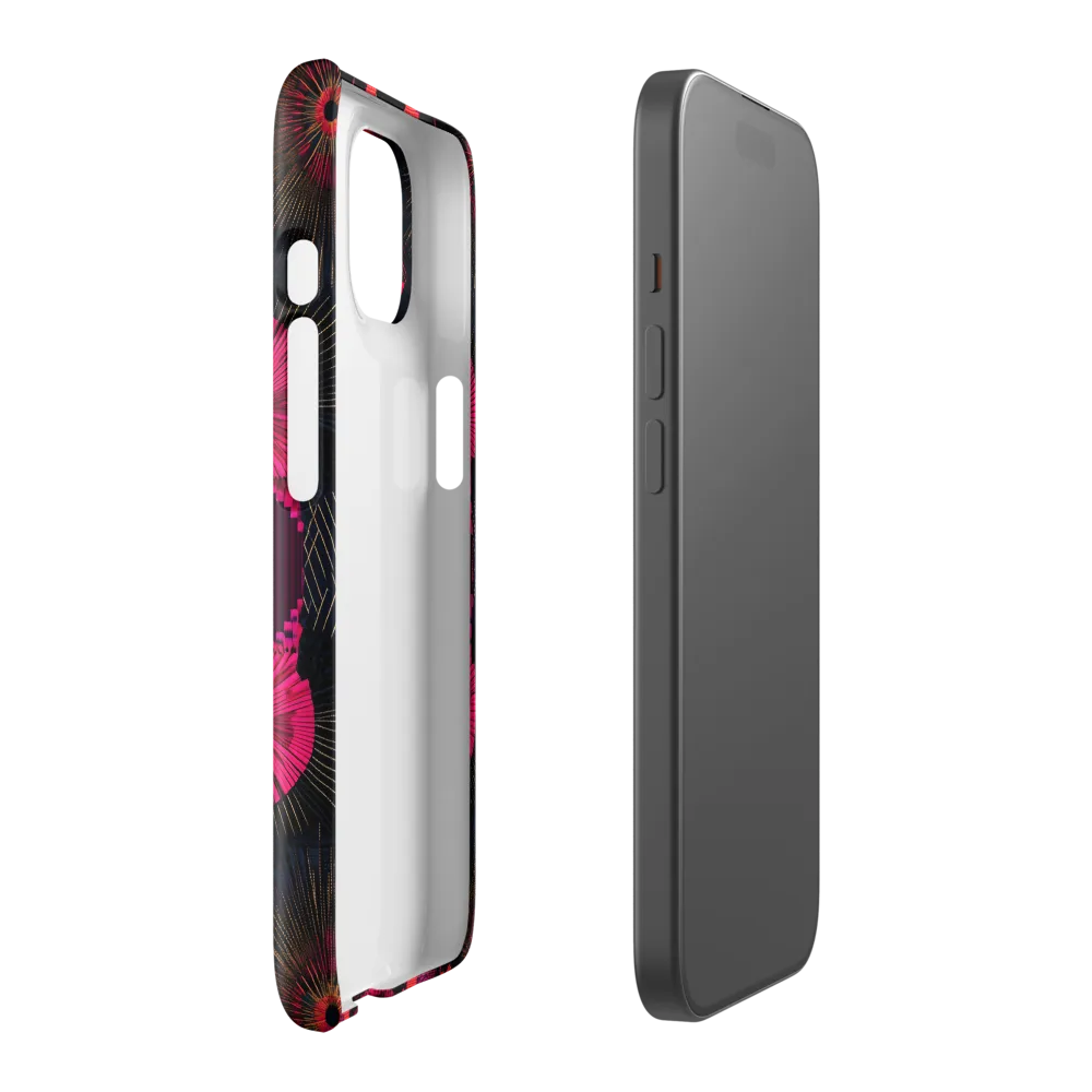 Dynamic Geometric Symphony | Phone Case |  15 | Snap Case | Glossy