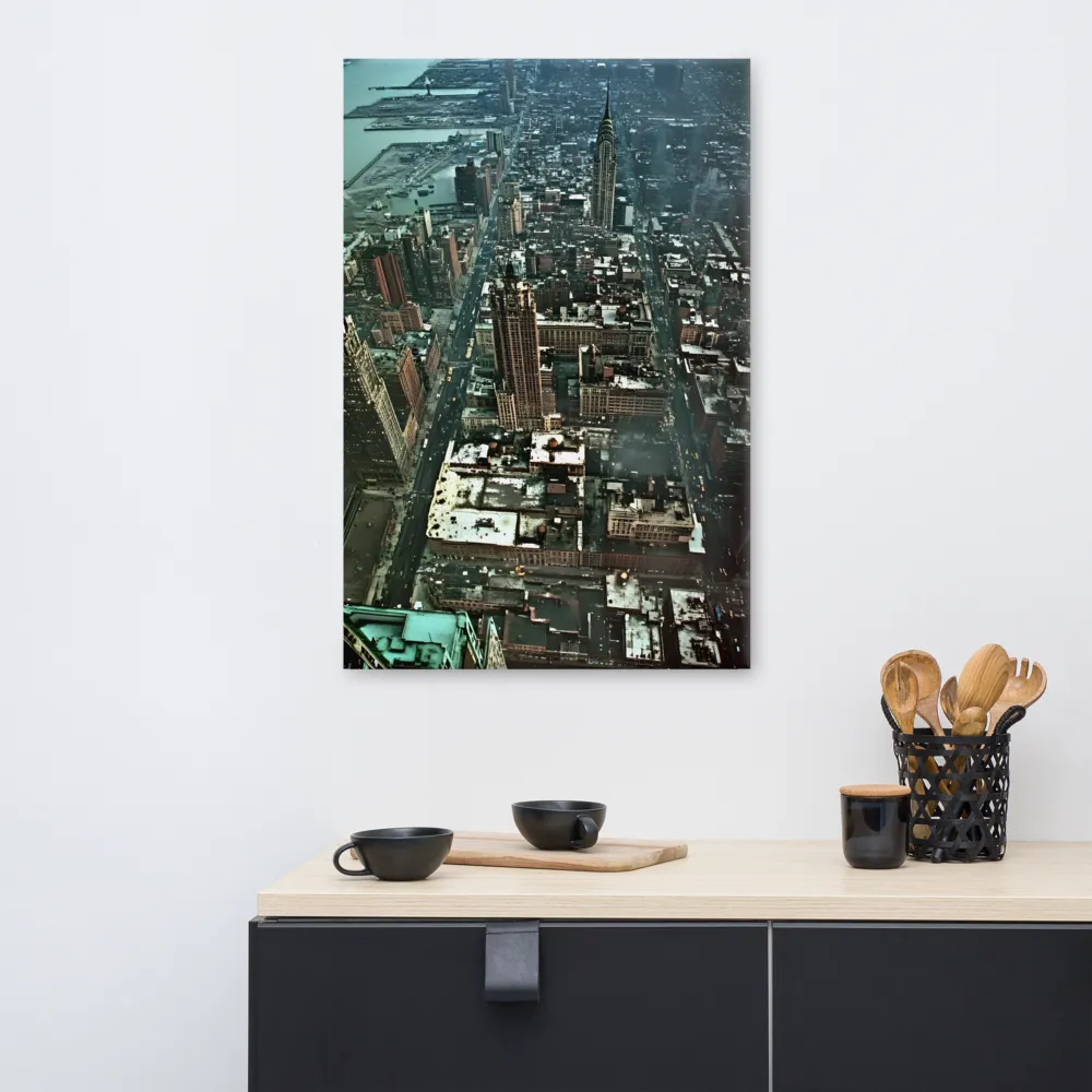 Aerial Symphony of Urban Life | Canvas | 24″×36″