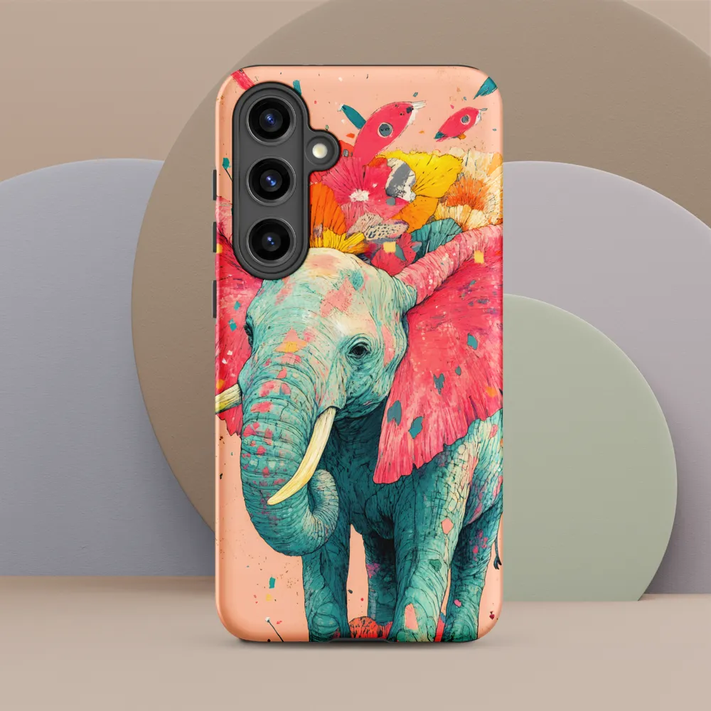 Whimsical Elegance: The Floral Elephant