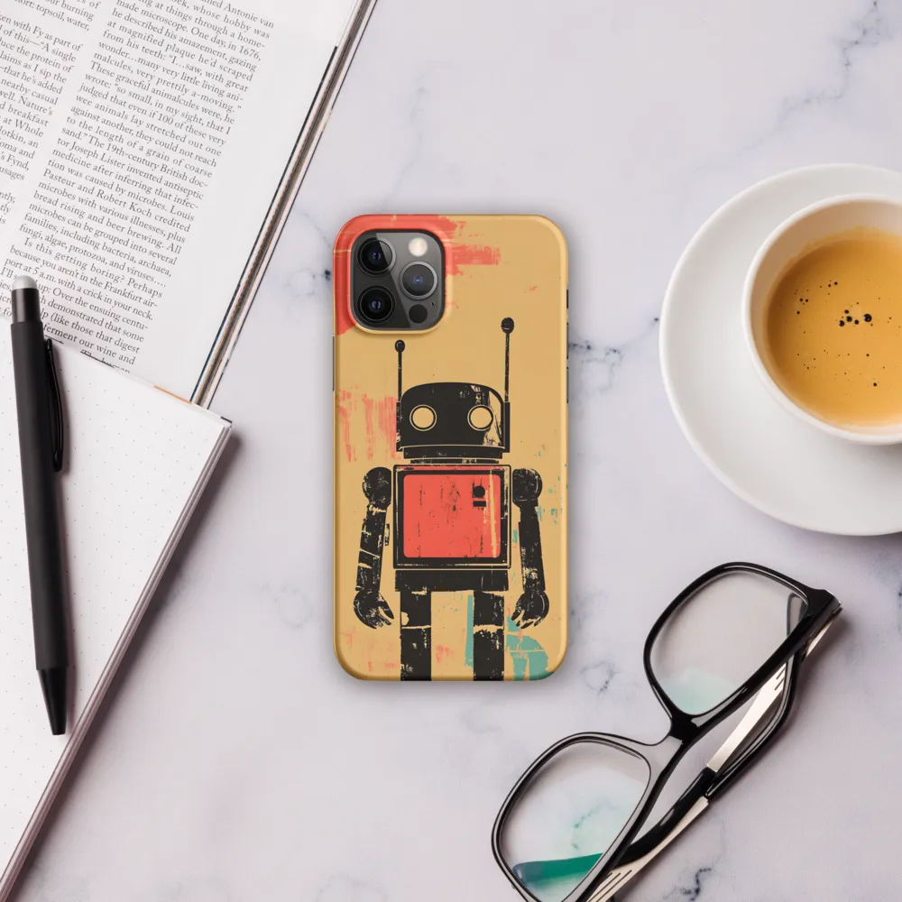 The Retro Robot | Phone Case |  12 Pro | Snap Case | Matte