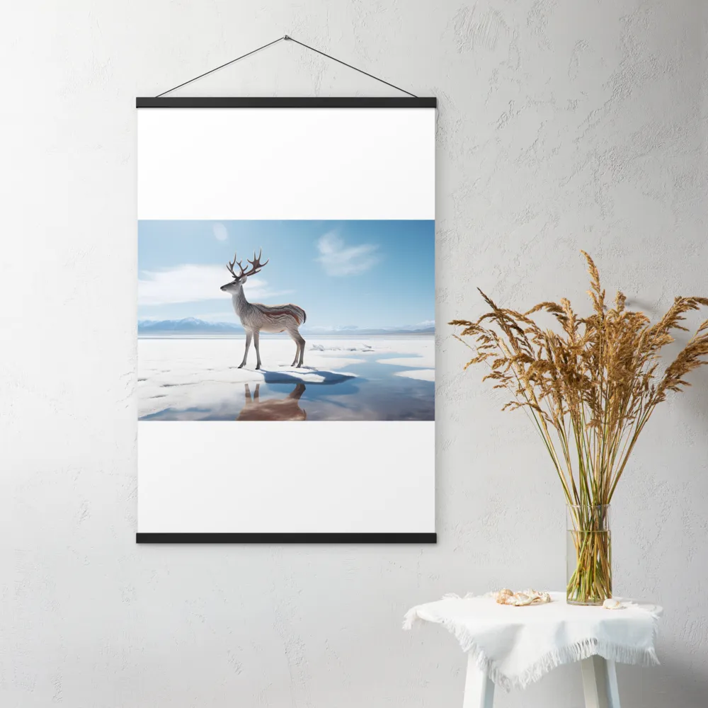Majesty in Reflection | Poster With Black Wood Hanger | 24″×36″