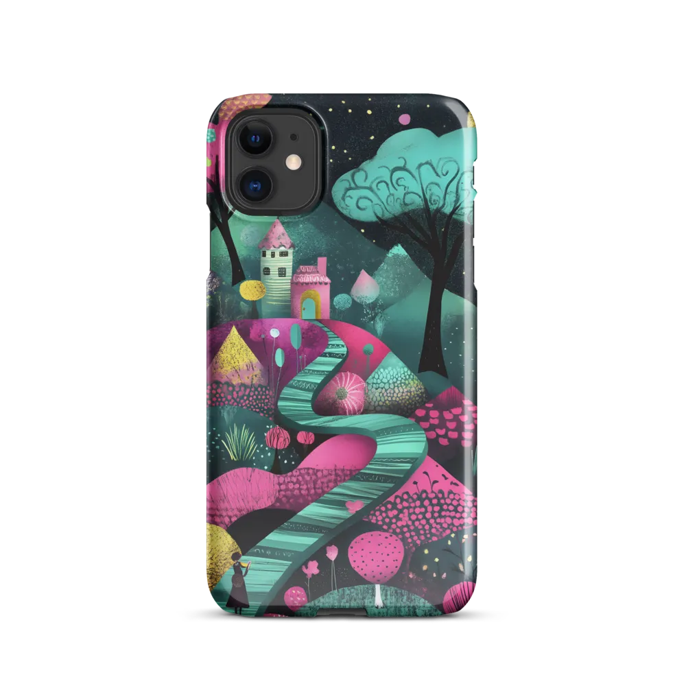 Whimsical Journey through Colorful Lands | Phone Case |  11 | Snap Case | Glossy
