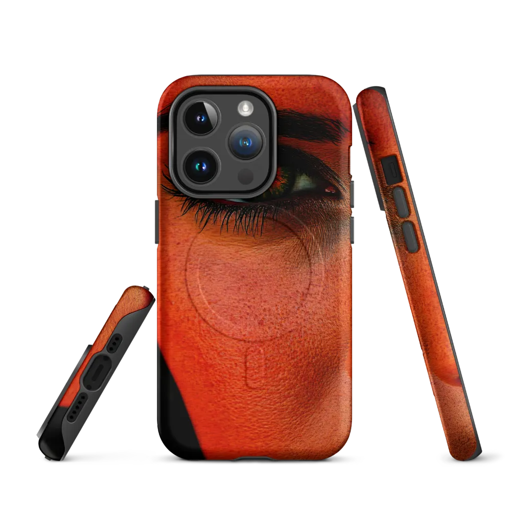Gaze of Intensity | Phone Case |  14 Pro | MagSafe® Tough Case | Matte